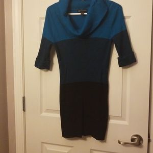 INC Color block sweater dress